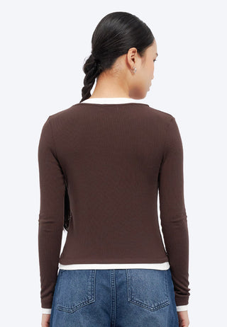 Double Layer Long Sleeve Top