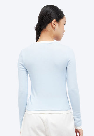 Double Layer Long Sleeve Top