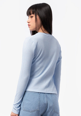 Side Ruched Long Sleeve Top