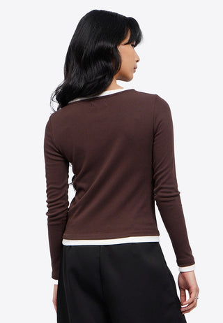 Double Layer Long Sleeve Top