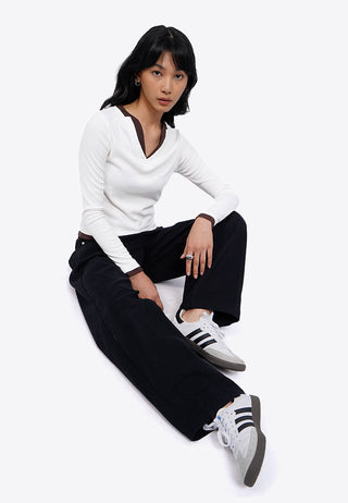 Double Layer Long Sleeve Top