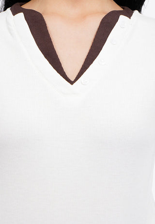 Double Layer Long Sleeve Top