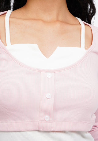 Double Layered Long Sleeve Top