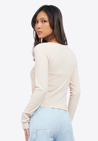Long Sleeve Wrapped Top