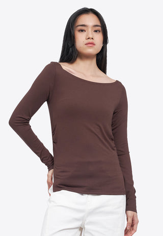 Gathered Details Long Sleeve Top