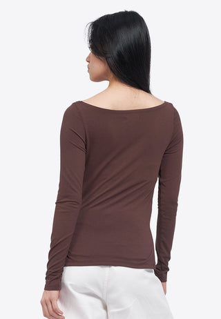 Gathered Details Long Sleeve Top