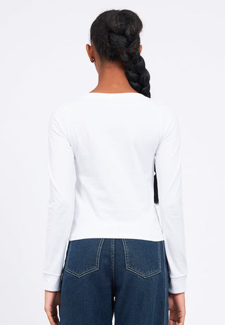 Scoop Neck Long Sleeve Top
