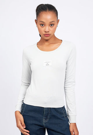 Scoop Neck Long Sleeve Top