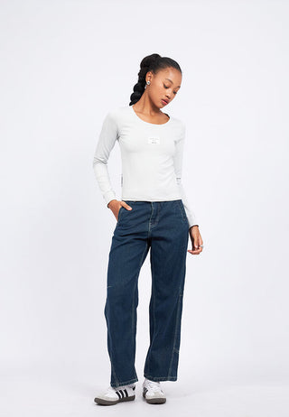 Scoop Neck Long Sleeve Top