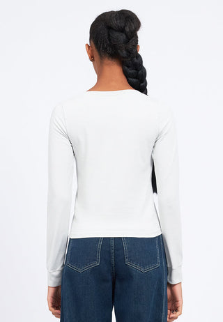 Scoop Neck Long Sleeve Top
