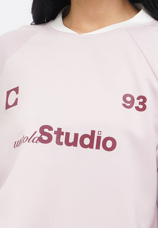 Long Sleeve Printed Jersey Top