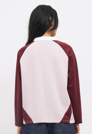 Long Sleeve Printed Jersey Top