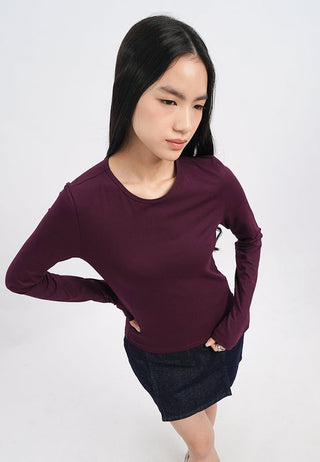 Regular Fit Basic Long Sleeve T-Shirt