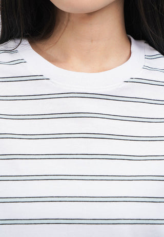 Oversized Long Sleeve Stripes T-Shirt