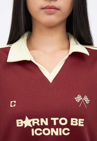 Oversized Printed Long Sleeve Jersey