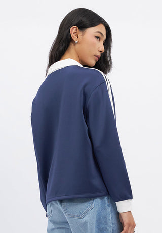 Oversized Printed Long Sleeve Jersey