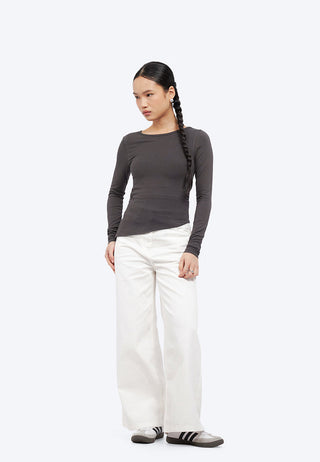 Long Sleeve Asymmetric Top