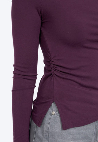 Long Sleeve Asymmetric Top