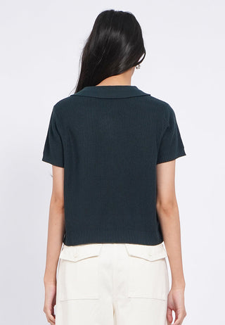 Tied Details Short Sleeve Knit Top