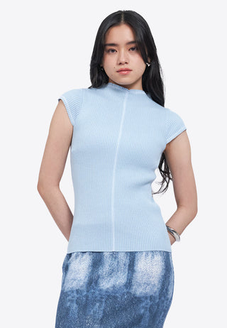 Cap Sleeve Column Knit Top