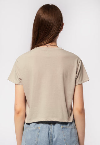 Short Sleeve Crop Graphic T-Shirt