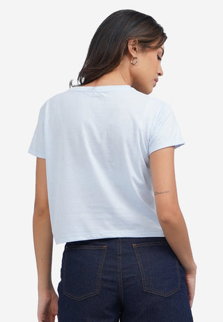 Short Sleeve Crop Graphic T-Shirt