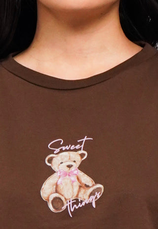 Short Sleeve Graphic Crop T-Shirt