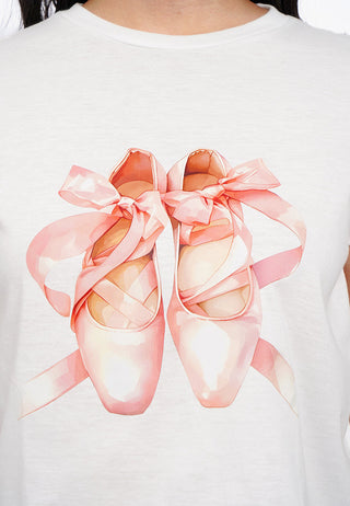 Short Sleeve Graphic Crop T-Shirt