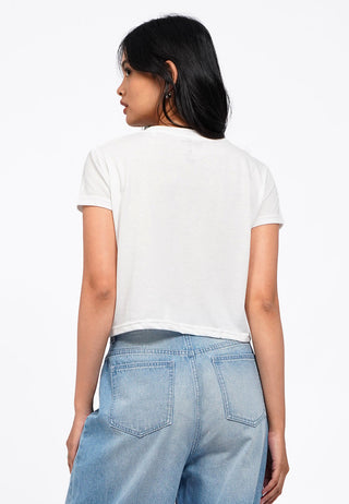 Short Sleeve Graphic Crop T-Shirt