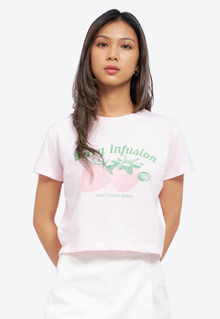 Short Sleeve Graphic Crop T-Shirt