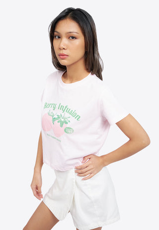 Short Sleeve Graphic Crop T-Shirt