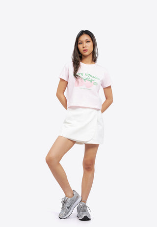 Short Sleeve Graphic Crop T-Shirt