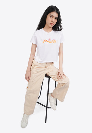 Short Sleeve Graphic Crop T-Shirt