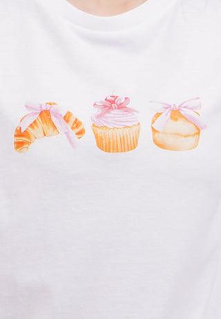 Short Sleeve Graphic Crop T-Shirt