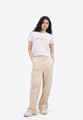 Short Sleeve Graphic Crop T-Shirt