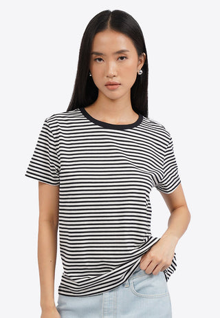 Short Sleeve Stripes T-Shirt