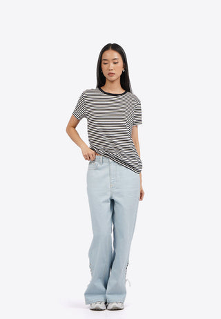 Short Sleeve Stripes T-Shirt