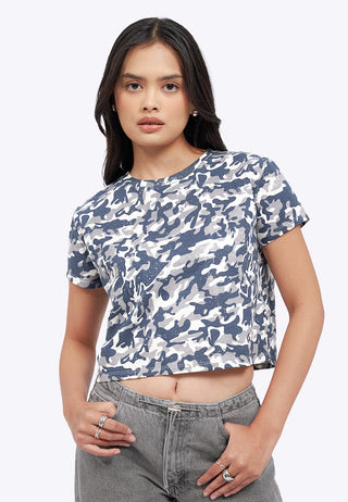 Short Sleeve Graphic Crop T-Shirt