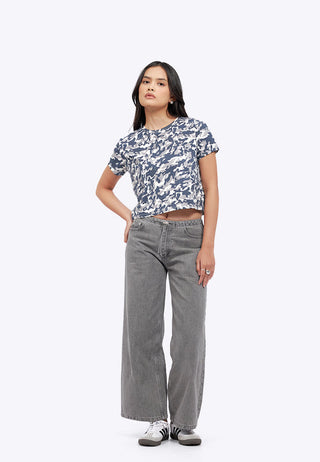 Short Sleeve Graphic Crop T-Shirt