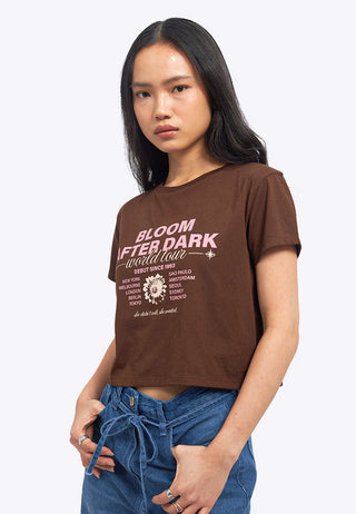 Short Sleeve Graphic Crop T-Shirt