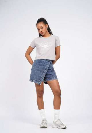 Short Sleeve Graphic Crop T-Shirt