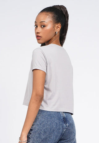 Short Sleeve Graphic Crop T-Shirt