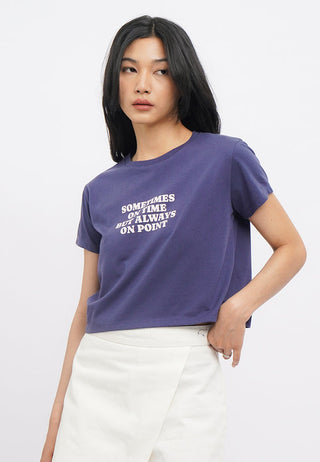 Short Sleeve Graphic Crop T-Shirt