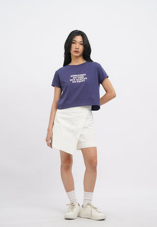 Short Sleeve Graphic Crop T-Shirt