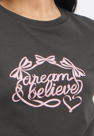 Short Sleeve Graphic Crop T-Shirt