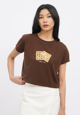 Short Sleeve Graphic Crop T-Shirt