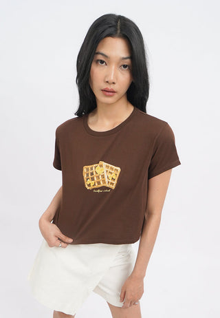 Short Sleeve Graphic Crop T-Shirt