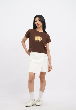 Short Sleeve Graphic Crop T-Shirt