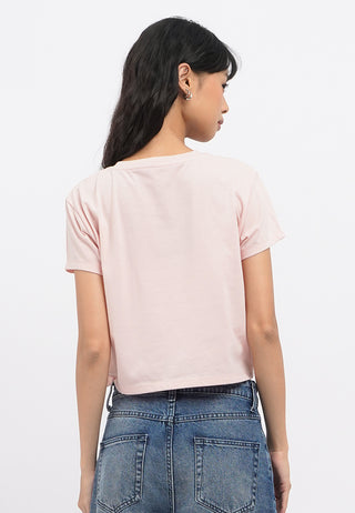 Short Sleeve Graphic Crop T-Shirt