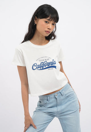 Short Sleeve Crop Graphic T-Shirt